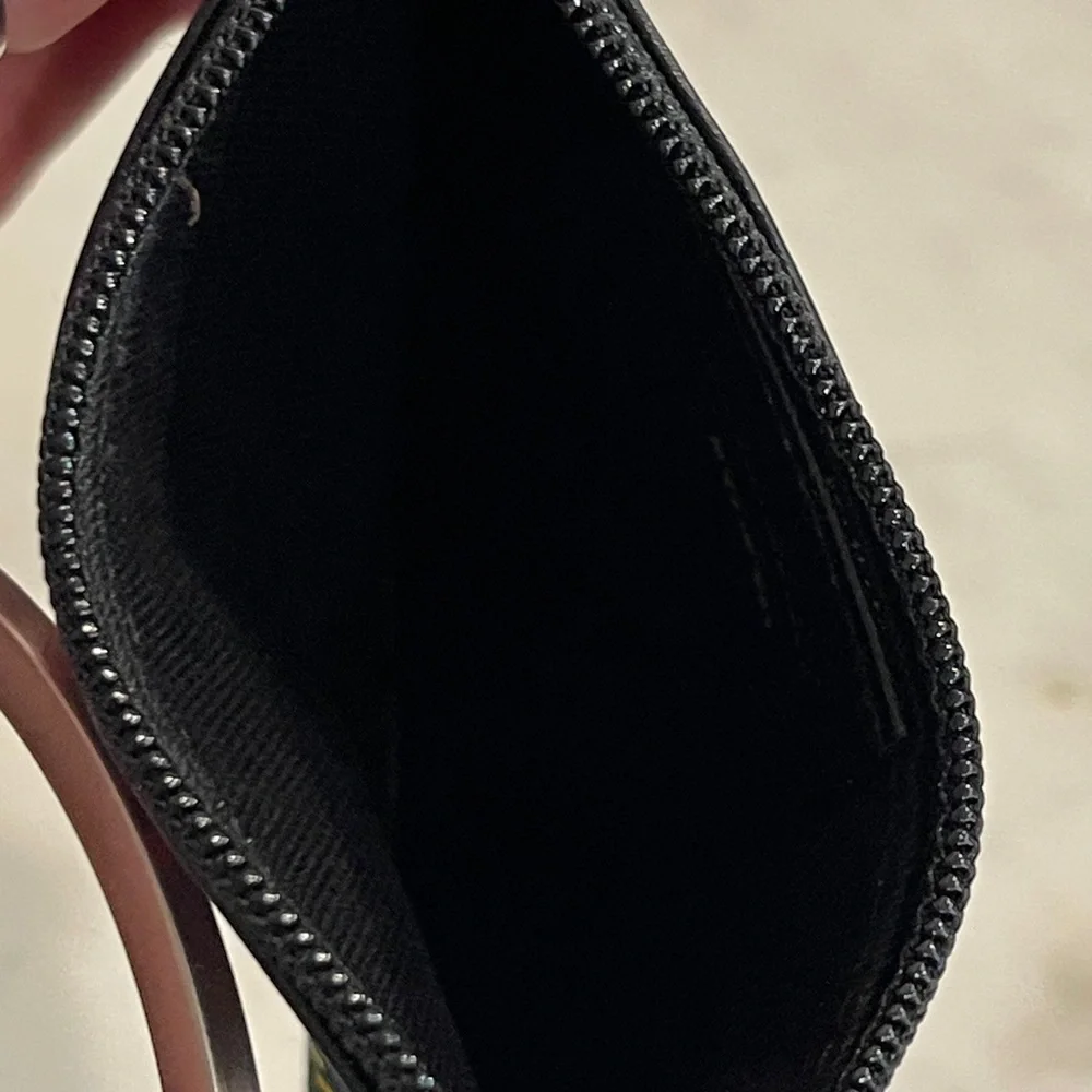 Burberry Brushed Silver Key Ring with Plaid Card Case and Coin Purse - Picture 8 of 13